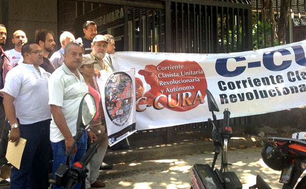 Agradecemos la  solidaridad internacional de nuestros compañeros de Venezuela. 