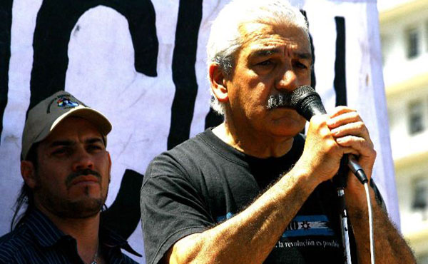 Raúl Lescano fue condenado   por organizar un “escrache” contra Sobisch, ex gobernador de Neuquén, en el marco del repudio popular frente a la muerte de Carlos Fuentealba en abril de 2007.