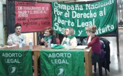 Con un panel internacional e importantes referentes de la Campaña Nacional por el Derecho al Aborto Legal, Seguro y Gratuito, el pasado miércoles 14 de mayo se llevó a cabo la charla “L@s trabajador@s de la salud y el derecho al aborto: debates y experiencias en nuestro país y en Suecia”, en la Facultad de Farmacia y Bioquímica de la UBA.
