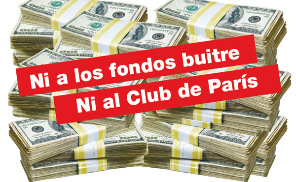 ¡Basta de pagar la deuda externa!