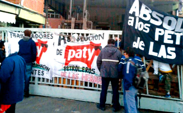 Paty cierra su planta bonaerense - La policía de Scioli desalojó la toma