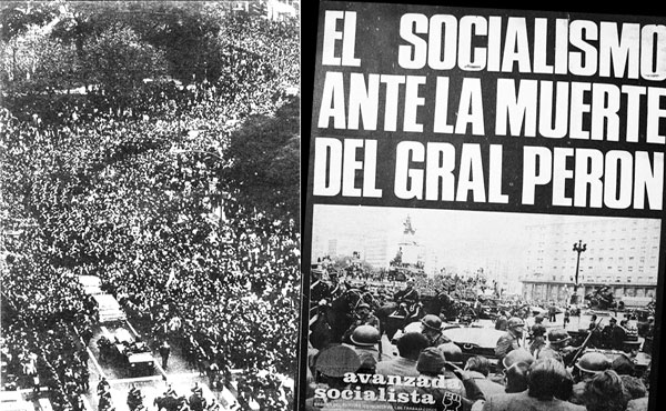 Millones lo lloraron - Facsimil de la tapa de Avanzada Socialista Nº 110, 4/7/1974