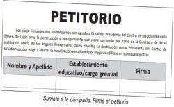  Ya son decenas los centros de estudiantes que se solidarizaron, además de la FUBA, los Suteba combativos y las Madres de Plaza de Mayo de Luján