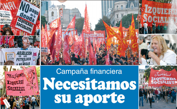 ¿Por qué pedimos un aporte? Simple. Nuestro partido no recibe dinero de ningún empresario, banquero, y mucho menos del gobierno.