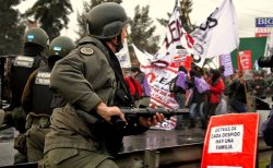 Fuerzas represivas en Panamericana y Emfer/Tatsa
