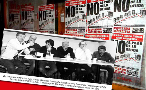 El pasado viernes 11 se realizó en la sede de Ademys (docentes Capital) una charla debate titulada “Deuda externa y fondos buitre. Impacto social y alternativas políticas”. 