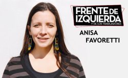 Anisa Favoretti Candidata a Intendente Izquierda Socialista/FIT