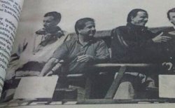 Randazzo en campaña electoral con Menem y Duhalde