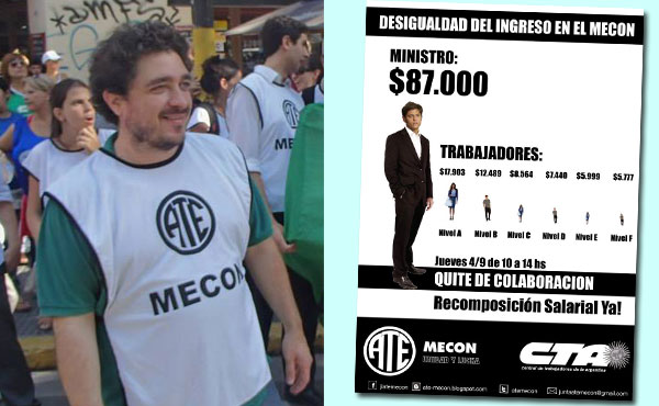 Luego de la negativa del ministro Kicillof al reclamo de recomposición salarial, el jueves 4 de septiembre los trabajadores protagonizamos una masiva jornada de protesta.