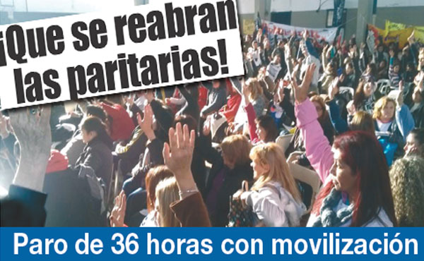 O se impone un aumento de emergencia para enfrentar el tremendo costo de vida y la reapertura de las paritarias, o sigue la miseria salarial.