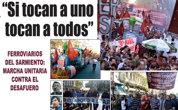 "Si tocan a uno, tocan a todos"