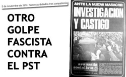 Tapa de Avanzada Socialista  Nº 128. 7/11/1974