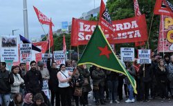 El sábado 1 de noviembre se llevó a  cabo en el Obelisco la denominada  “Marcha Global contra el Estado  Islámico-Por Kobane-Por la Humanidad”
