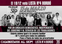 nuestra lista está legalizada y completa en todos los cargos ejecutivos, lo que permitirá que el 19 de diciembre podamos tener una nueva conducción