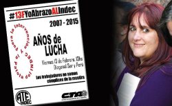 Marcela es delegada gremial de ATE INDEC y trabaja en el área del Indice de Precios al Consumidor del organismo