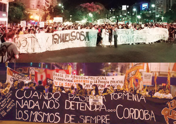 Movilizaciones en Córdoba y en Capital reclamando justicia