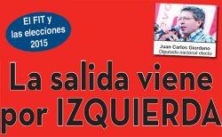 Llamamos a fortalecer la unidad ya conquistada con el FIT y a salir en forma unitaria a enfrentar las PASO y todo el desafío electoral