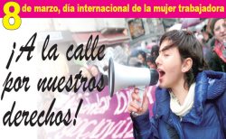 Este año, una vez más, salgamos todas a la calle por nuestros derechos. Mujer, escucha, ¡únete a la lucha!