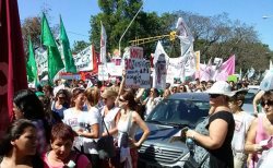 Docentes rosarinos movilizados
