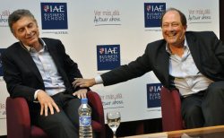 Macri del PRO y Sanz de la UCR