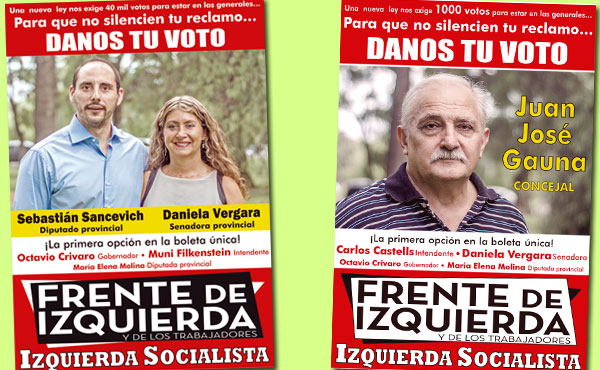 Votá al FIT para que no silencien tu reclamo