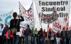 La clase trabajadora nuevamente no fue a trabajar en repudio a las políticas de ajuste y la miseria salarial.