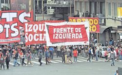 El Frente de Izquierda aportó miles de militantes y simpatizantes en todo el país 