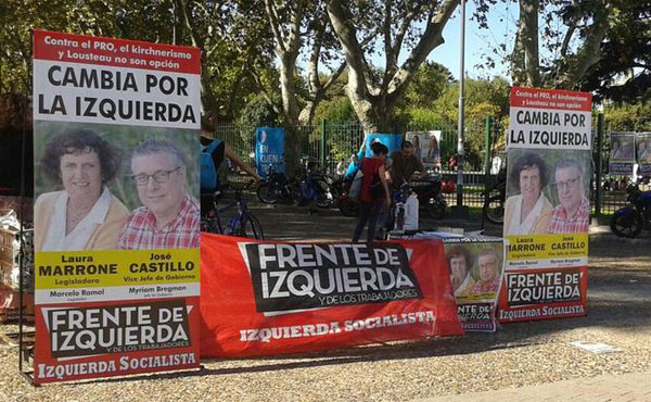 Izquierda Socialista en el FIT en Parque Centenari