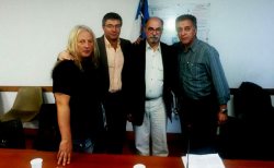 Vista de la audencia convocada por el FIT en el Congreso. Sobrero, Giordano, Reynoso y Pitrola fueron parte de la misma