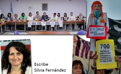 Audiencia pública del FIT en el Congreso Nacional en apoyo a los docentes de Tigre. Estuvieron presentes los diputados nacionales Néstor Pitrola y Juan Carlos Giordano.