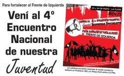 Los anteriores encuentros nacionales de nuestra Juventud se realizaron en Córdoba, la UBA y La Pampa. Ahora vamos a La Plata.