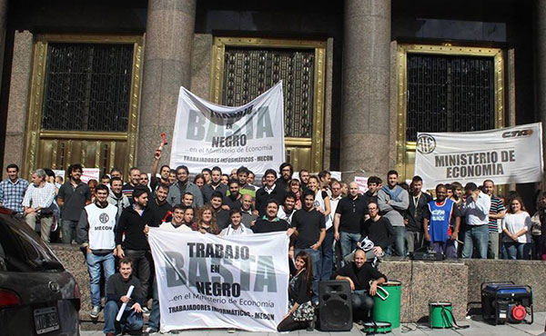 Ministerio de Economía Informáticos en lucha contra Kicillof