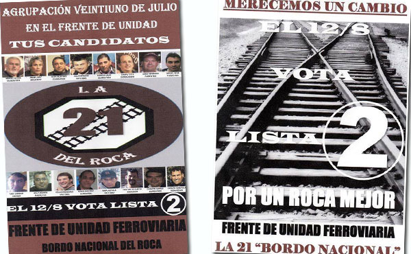 El próximo 12 de agosto se vota a cuerpo de delegados en el Ferrocarril Roca, el más grande del país, donde estarán habilitados a votar unos 6000 ferroviarios. 