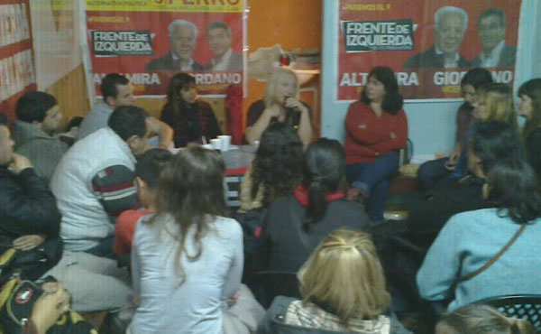 Izquierda Socialista abrió un nuevo local, esta vez en KM 30, Malvinas Argentinas
