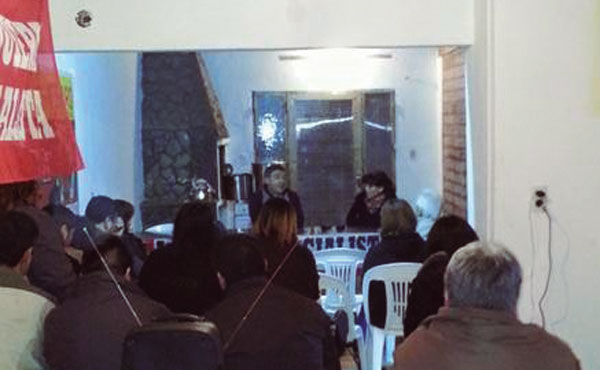 Inauguración local de Izquierda Socialista en Pico Truncado