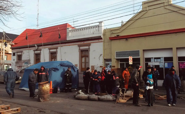 Trabajadoras y trabajadores  municipales en lucha