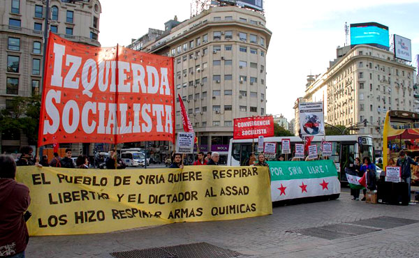 Buenos Aires: Gran jornada en apoyo a la revolución siria
