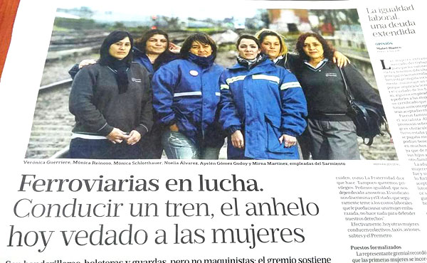 Las ferroviarias reclaman el cupo femenino en todas las especialidades
