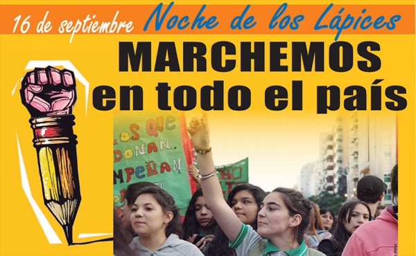  El próximo miércoles 16 de septiembre, en todas las plazas del país, estudiantes secundarios y jóvenes universitarios volverán a decir “¡como a los nazis les va a pasar, adonde vayan los iremos a buscar!”