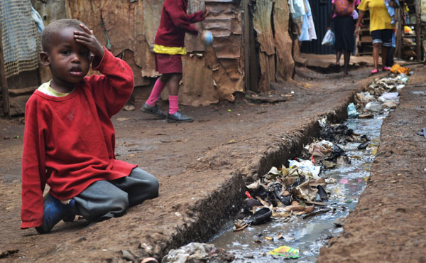 En Africa predominan el hambre y la miseria