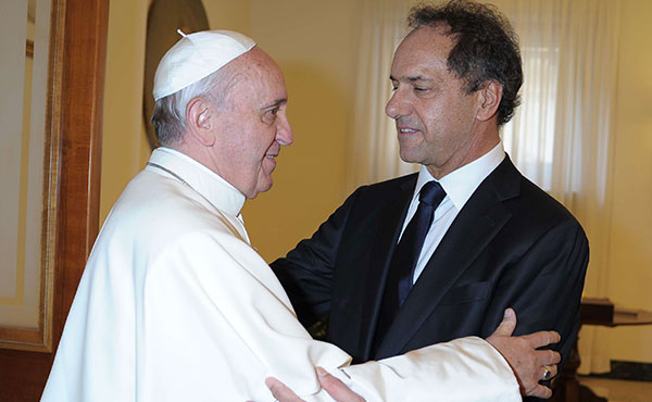 Scioli ratifica su oposición al aborto