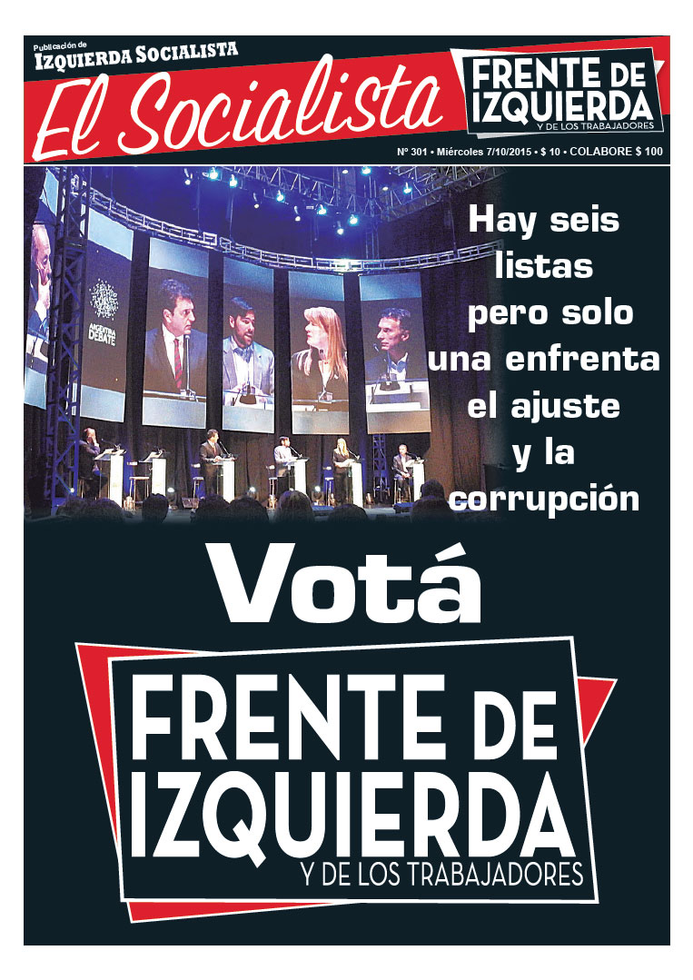 Tapa de la edición N°301 de nuestro periódico El Socialista