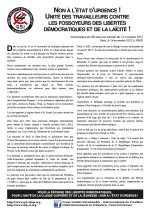 Desde Francia Comunicado del GSI