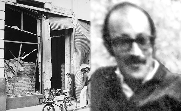 Atentado contra un local del PST en los años ‘70 - Cesar Robles