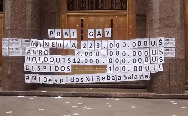 El pasado viernes 11 de marzo los trabajadores del Ministerio de Hacienda de la Nación (ex Economía) protagonizamos un muy importante acto para decirle no al ajuste del macrismo.