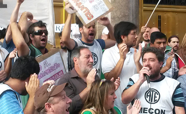 Pablo Almeida delegado general de la Junta Interna ATE Mecon