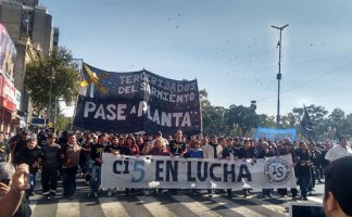 El pasado 4 de mayo se movilizaron al ministerio de Trabajo junto a los ferroviarios de la Bordó, comisiones internas y agrupaciones políticas.