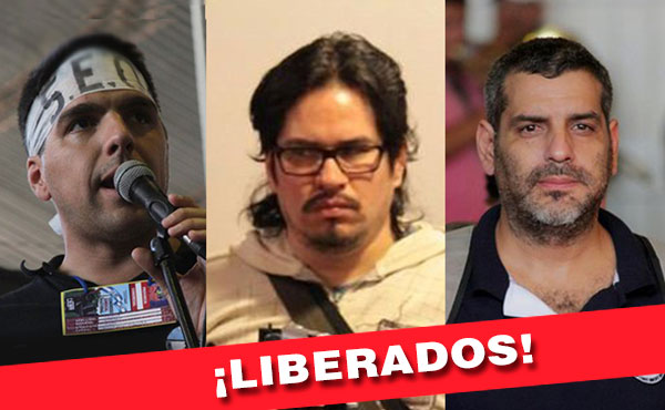 Santiago Seillant, Álvaro Sandoval y Alberto Mirkin