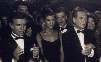 Franco y Mauricio Macri con Carlos Menem