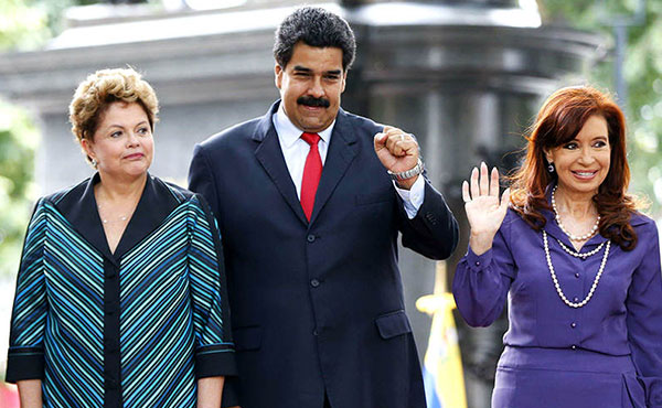 Dilma, Maduro y Cristina Kirchner
